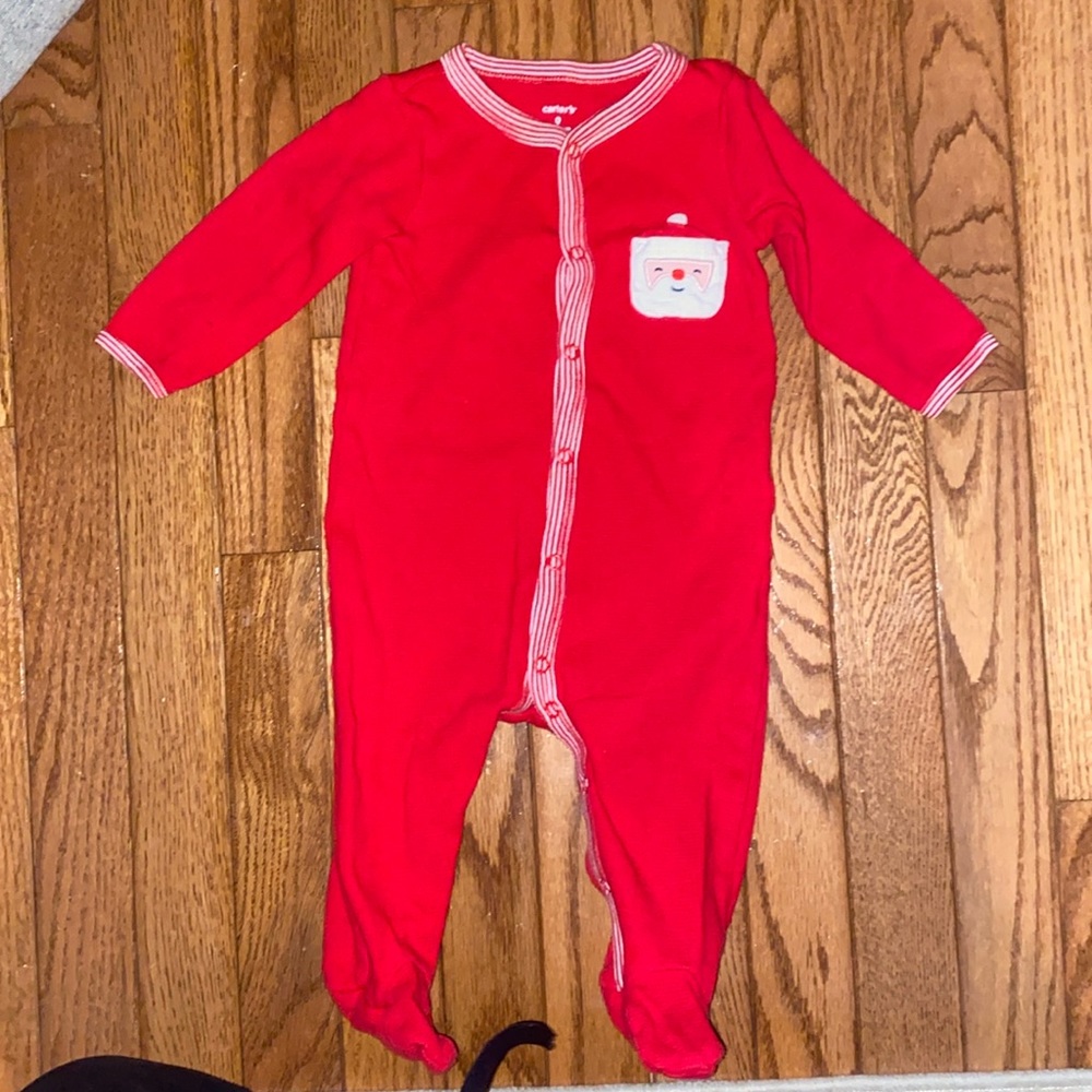 Christmas Santa Onesie 9 month
